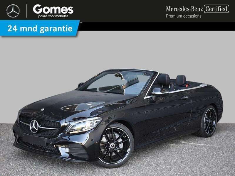 Zwart Gebruikt 2023 Mercedes C180 Premium Plus Cabriolet | € 54.950 (Eerlijke prijs) - Afbeelding 1/4