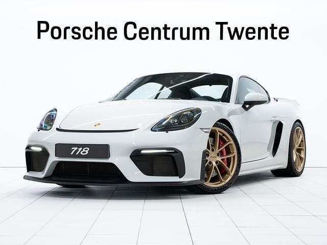 Wit (metallic) Occasion 2021 Porsche Cayman GT4 Coupé | € 119.900 - Afbeelding 1/4