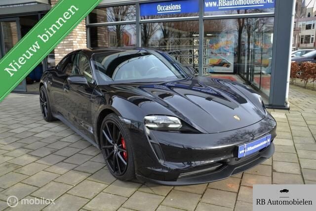 Zwart Gebruikt 2021 Porsche Taycan 4S Performance Package Sedan | € 74.950 (Duur) - Afbeelding 1/4