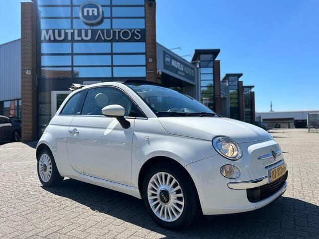 Wit Gebruikt 2012 Fiat 500C Lounge Cabriolet | € 5.990 (Eerlijke prijs) - Afbeelding 1/4