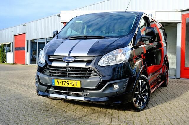 Zwart (metallic) Gebruikt 2017 Ford Transit Custom Sport Van | € 18.450 (Super prijs) - Afbeelding 1/4