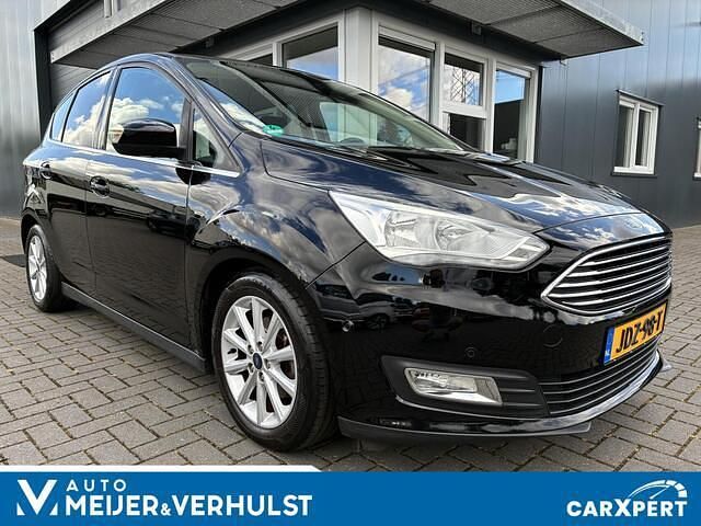 Zwart Gebruikt 2017 Ford C-MAX Titanium MPV | € 10.999 (Eerlijke prijs) - Afbeelding 1/4