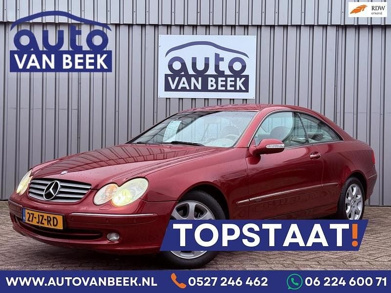 Rood Occasion 2002 Mercedes CLK320 Elegance Coupé | € 5.950 (Eerlijke prijs) - Afbeelding 1/3