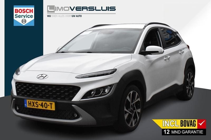 Wit Gebruikt 2021 Hyundai Kona Premium SUV | € 18.400 (Eerlijke prijs) - Afbeelding 1/4