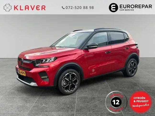 Rood Gebruikt 2024 Citroën e-C3 SUV | € 29.570 (Duur) - Afbeelding 1/4