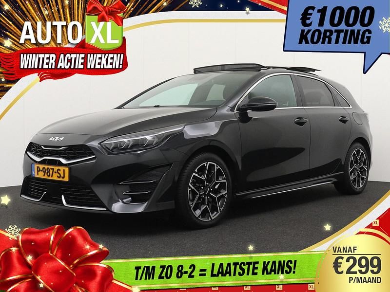 Zwart Occasion 2022 Kia Ceed GT-Line Hatchback | € 18.940 (Eerlijke prijs) - Afbeelding 1/4