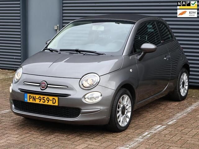 Grijs (metallic) Occasion 2017 Fiat 500C Pop Cabriolet | € 8.995 (Eerlijke prijs) - Afbeelding 1/4
