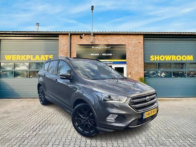 Grijs (metallic) Occasion 2018 Ford Kuga Vignale SUV | € 19.480 - Afbeelding 1/4