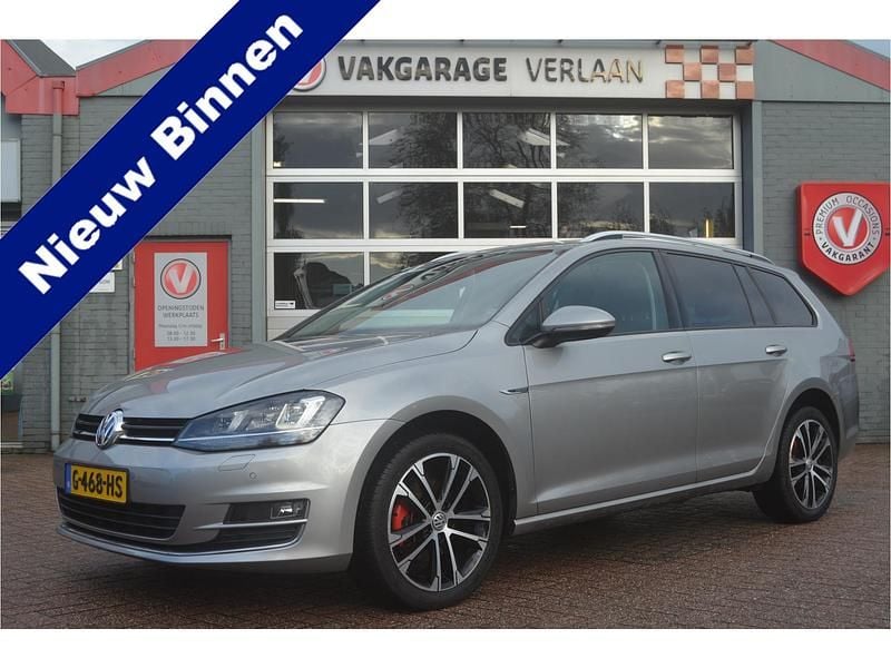Grijs Gebruikt 2015 VW Golf VII LOUNGE Stationwagen | € 9.950 (Eerlijke prijs) - Afbeelding 1/4