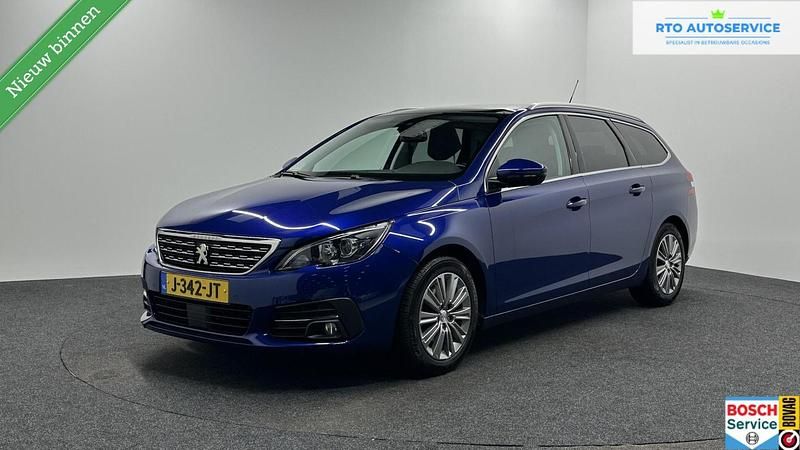 Blauw Occasion 2020 Peugeot 308 SW Allure Stationwagen | € 12.699 (Super prijs) - Afbeelding 1/4