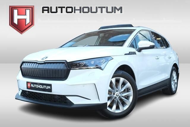 Wit Gebruikt 2023 Skoda Enyaq iV Business Line SUV | € 39.995 - Afbeelding 1/4