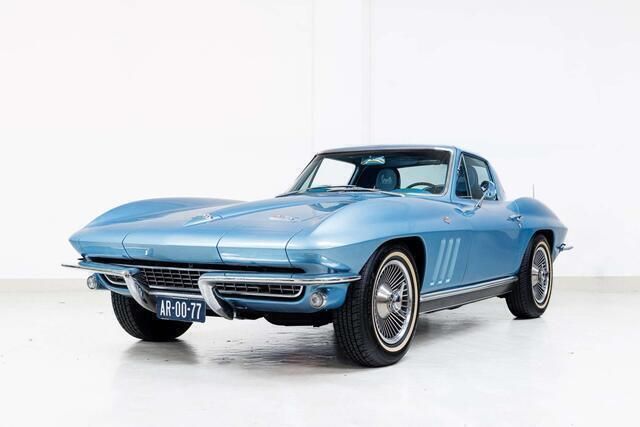 Blauw Gebruikt 1966 Corvette C2 Coupé | € 92.500 - Afbeelding 1/4