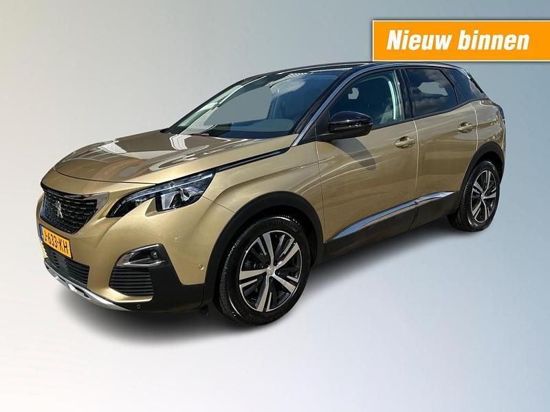 Goud Occasion 2017 Peugeot 3008 Allure SUV | € 16.450 (Eerlijke prijs) - Afbeelding 1/4