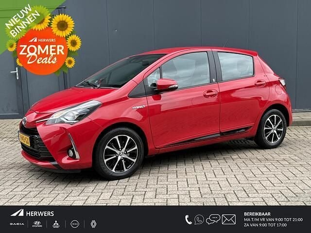 Rood Gebruikt 2018 Toyota Yaris Hatchback | € 12.985 (Goede deal) - Afbeelding 1/4