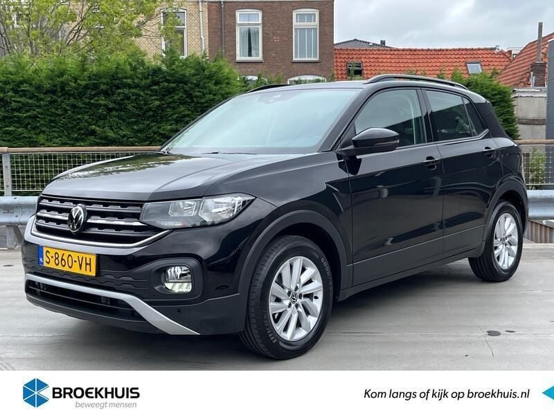 Zwart Gebruikt 2023 VW T-Cross Life SUV | € 22.400 (Eerlijke prijs) - Afbeelding 1/4