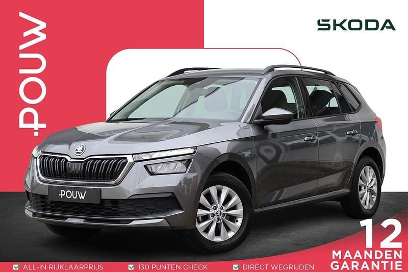 Grijs Gebruikt 2022 Skoda Kamiq SUV | € 18.950 (Eerlijke prijs) - Afbeelding 1/4