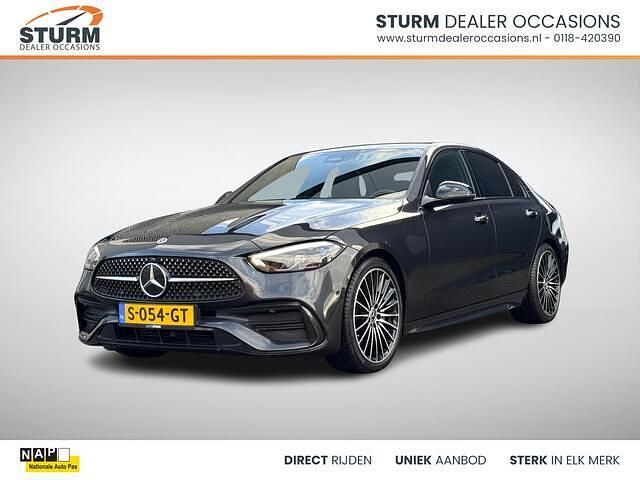 Grijs Gebruikt 2023 Mercedes C300 AMG line Sedan | € 49.950 (Goede deal) - Afbeelding 1/4