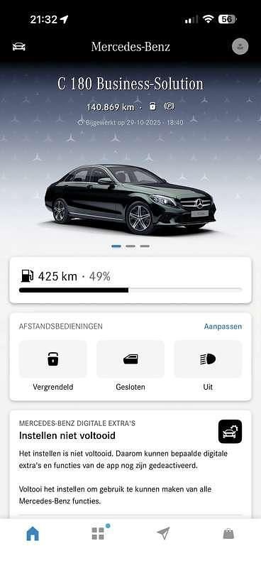 Occasion Mercedes C180 156 PK (114 kW) 2019 Groen Sedan