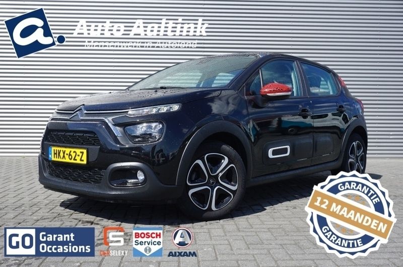 Zwart Gebruikt 2022 Citroën C3 Feel Hatchback | € 14.675 - Afbeelding 1/4