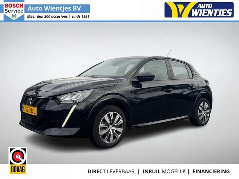 Zwart Gebruikt 2020 Peugeot e-208 Active Hatchback | € 10.950 (Super prijs) - Afbeelding 1/4