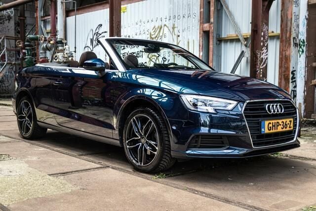 Blauw Gebruikt 2018 Audi A3 Cabriolet S-Line Cabriolet | € 23.950 (Super prijs) - Afbeelding 1/4