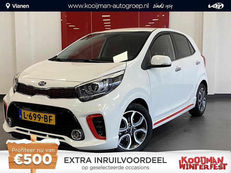 Wit Occasion 2019 Kia Picanto GT-Line Hatchback | € 11.950 (Eerlijke prijs) - Afbeelding 1/4