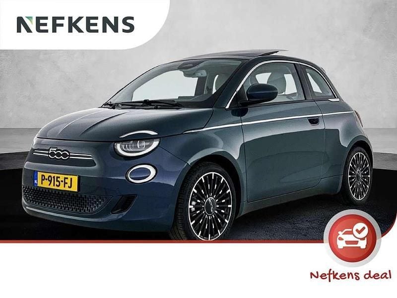 Groen Gebruikt 2022 Fiat 500e La Prima Hatchback | € 19.925 (Goede deal) - Afbeelding 1/3