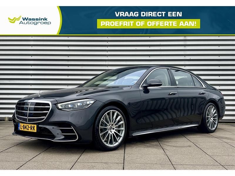 Grijs Gebruikt 2021 Mercedes S500 Business Sedan | € 84.940 - Afbeelding 1/4