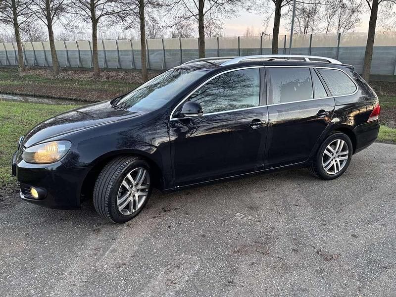 Zwart Occasion 2011 VW Golf Highline Stationwagen | € 3.350 (Goede deal) - Afbeelding 1/4