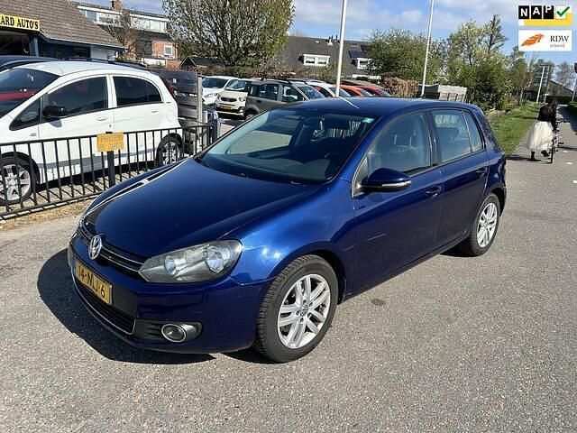 Blauw Gebruikt 2010 VW Golf VI Highline Hatchback | € 3.495 (Eerlijke prijs) - Afbeelding 1/4
