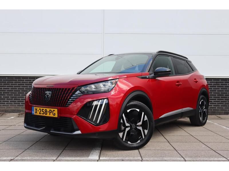 Rood Gebruikt 2024 Peugeot e-2008 GTi SUV | € 28.885 (Eerlijke prijs) - Afbeelding 1/3