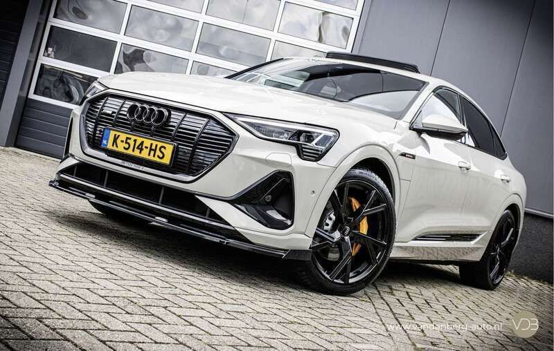 Grijs Gebruikt 2020 Audi e-tron Sportback S-Line SUV | € 37.695 (Eerlijke prijs) - Afbeelding 1/4
