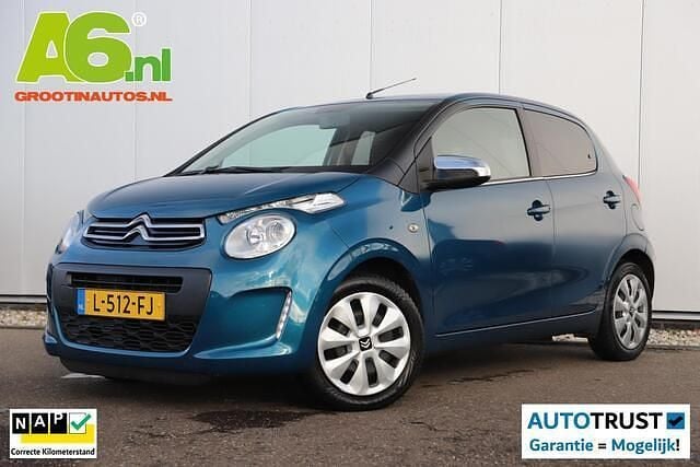 Blauw Gebruikt 2021 Citroën C1 Feel Hatchback | € 7.499 (Goede deal) - Afbeelding 1/4