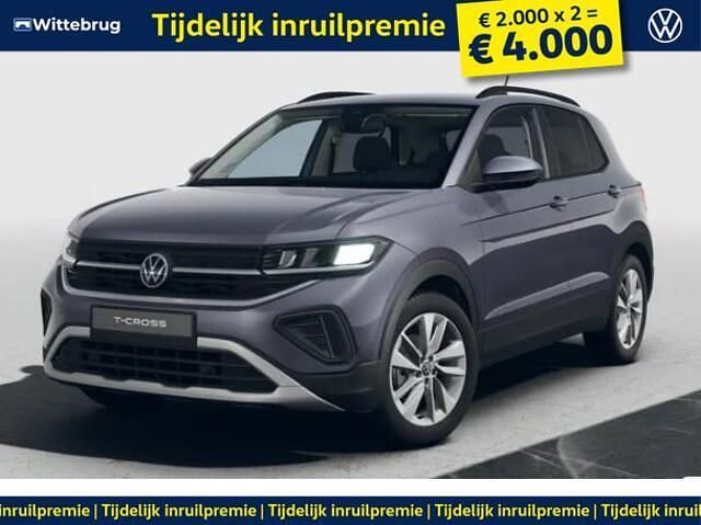 Grijs, metallic lak Nieuw 2025 VW T-Cross Edition SUV | € 37.495 (Eerlijke prijs) - Afbeelding 1/4