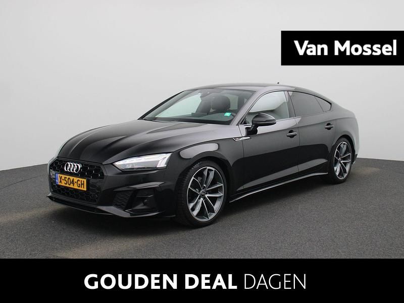 Zwart Gebruikt 2023 Audi A5 Sportback Competition Hatchback | € 32.900 (Super prijs) - Afbeelding 1/4