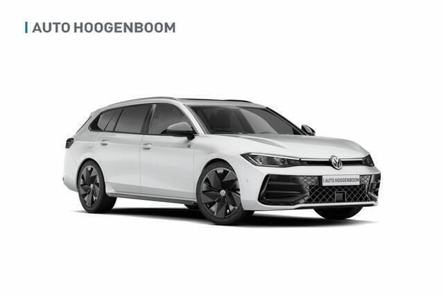 Wit Nieuw 2024 VW Passat R-line Edition Stationwagen | € 49.950 (Super prijs) - Afbeelding 1/4