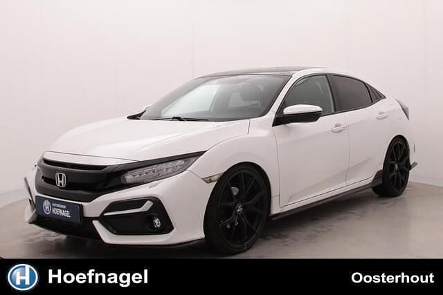 Wit (metallic) Gebruikt 2020 Honda Civic Sport Plus Hatchback | € 24.900 (Eerlijke prijs) - Afbeelding 1/3