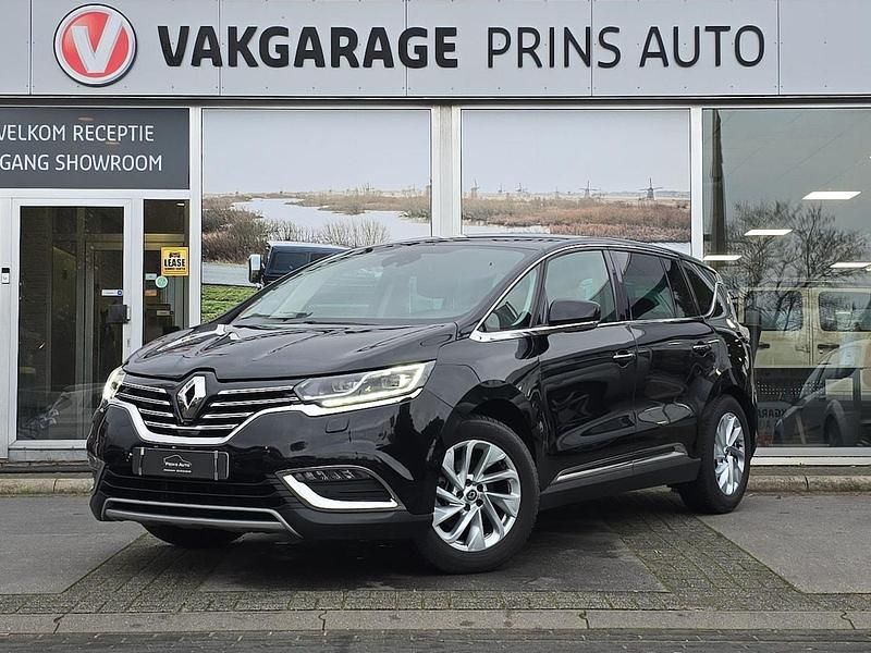 Zwart Occasion 2017 Renault Espace Dynamique MPV | € 14.900 (Eerlijke prijs) - Afbeelding 1/4