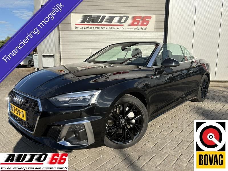 Zwart Gebruikt 2024 Audi A5 Cabriolet S-Line Cabriolet | € 43.995 - Afbeelding 1/4
