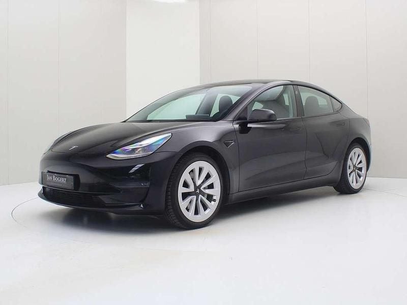 Zwart Gebruikt 2021 Tesla Model 3 Long Range AWD Sedan | € 27.900 (Eerlijke prijs) - Afbeelding 1/4
