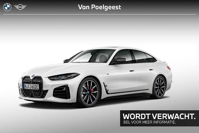 Mineralweiss metallic (wit metallic) Occasion 2023 BMW i4 Executive Sedan | € 49.900 (Goede deal) - Afbeelding 1/4