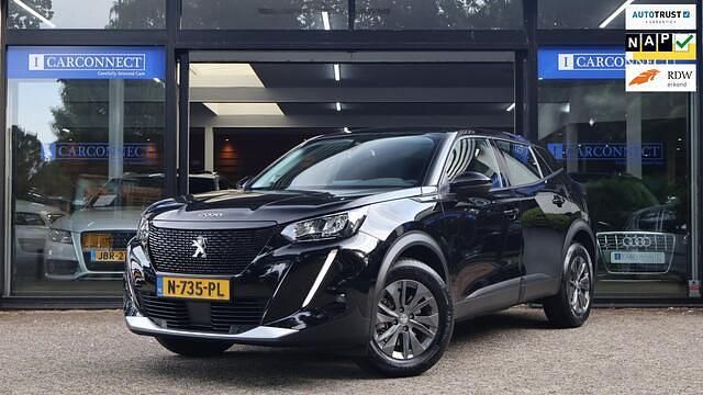 Zwart Gebruikt 2021 Peugeot e-2008 Active SUV | € 16.990 (Goede deal) - Afbeelding 1/4