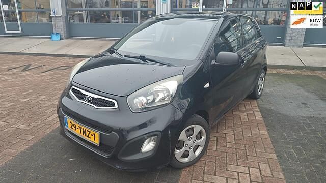 Zwart Occasion 2012 Kia Picanto Hatchback | € 4.950 (Eerlijke prijs) - Afbeelding 1/4