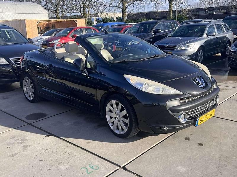Zwart Occasion 2008 Peugeot 207 Sport Cabriolet | € 2.000 (Goede deal) - Afbeelding 1/4