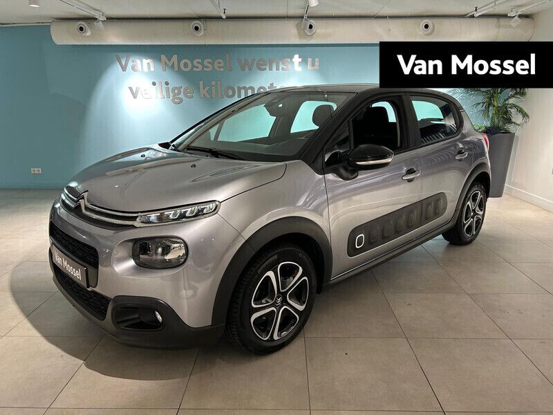 Grijs Gebruikt 2020 Citroën C3 Feel Hatchback | € 12.440 (Eerlijke prijs) - Afbeelding 1/3