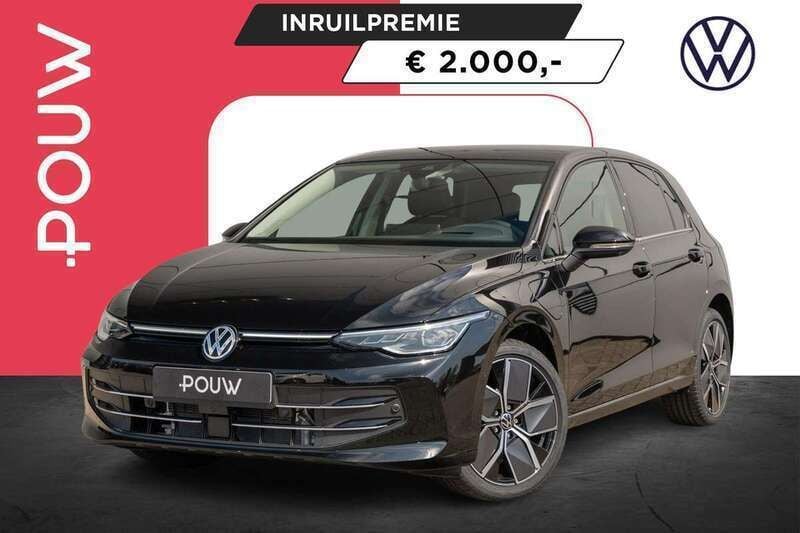 Zwart, metallic lak Nieuw 2025 VW Golf VIII Edition Hatchback | € 47.850 (Duur) - Afbeelding 1/4