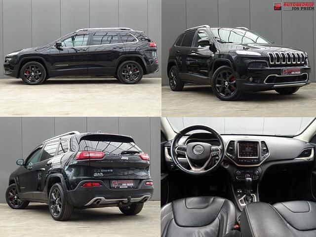 Zwart Gebruikt 2014 Jeep Cherokee Limited SUV | € 9.950 - Afbeelding 1/4