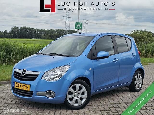 Blauw Gebruikt 2010 Opel Agila Edition Hatchback | € 1.949 (Eerlijke prijs) - Afbeelding 1/4