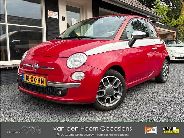 Rood Gebruikt 2007 Fiat 500 Sport Hatchback | € 3.999 (Eerlijke prijs) - Afbeelding 1/4