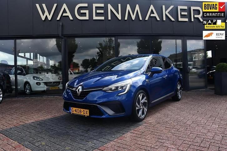 Blauw, metallic lak Occasion 2019 Renault Clio IV R.S. Hatchback | € 13.450 (Eerlijke prijs) - Afbeelding 1/4